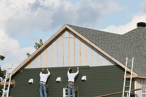Professional Siding Installation technician working in Walkertown, NC